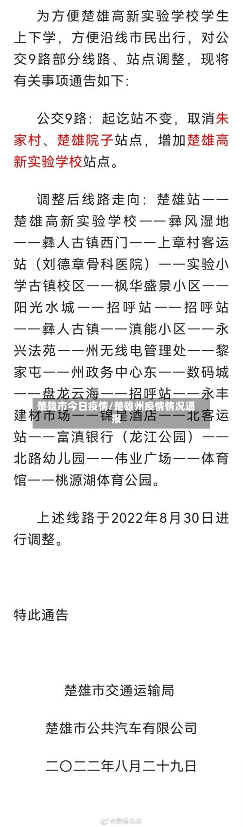 楚雄市今日疫情/楚雄州疫情情况通报-第2张图片