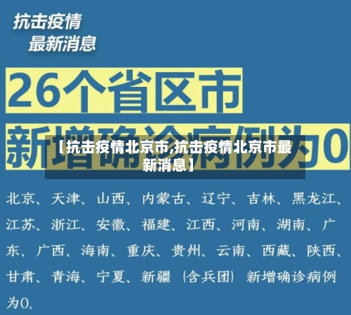 【抗击疫情北京市,抗击疫情北京市最新消息】
